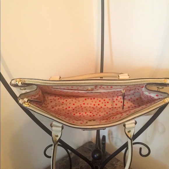 Kate Spade Cream White Leather Handbag - Picture 6 of 10